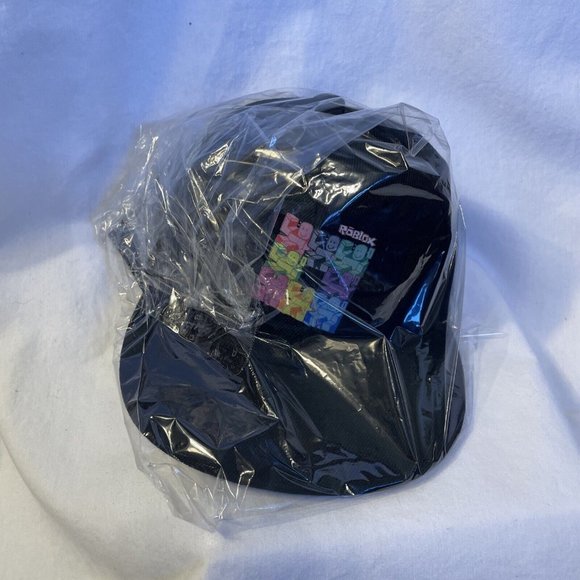 Roblox Blocky Square Youth Black Snapback Gaming Anime Cartoon Hat Cap Adjustabl - Picture 12 of 12